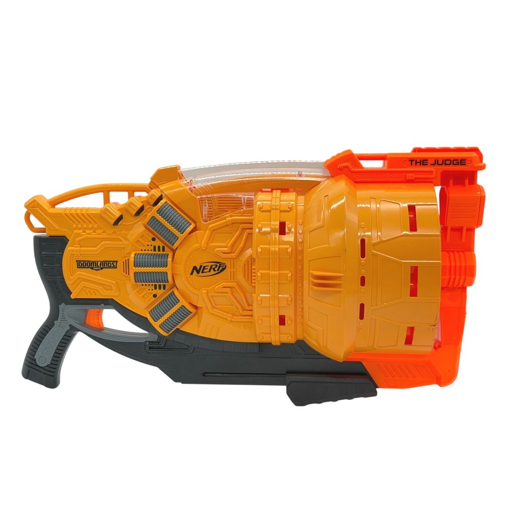 NERF Doomlands The Judge Blaster Shotgun Style Huge‎ 30 Dart Rotating Drum Toy